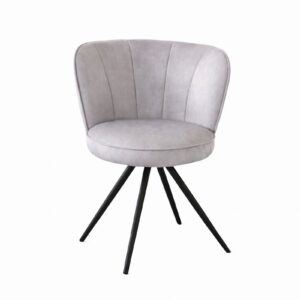 Šedé otočné křeslo ACTONA