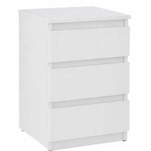 Noční stolek ELLA  bílá š/v/hl : 30/55/31 cm