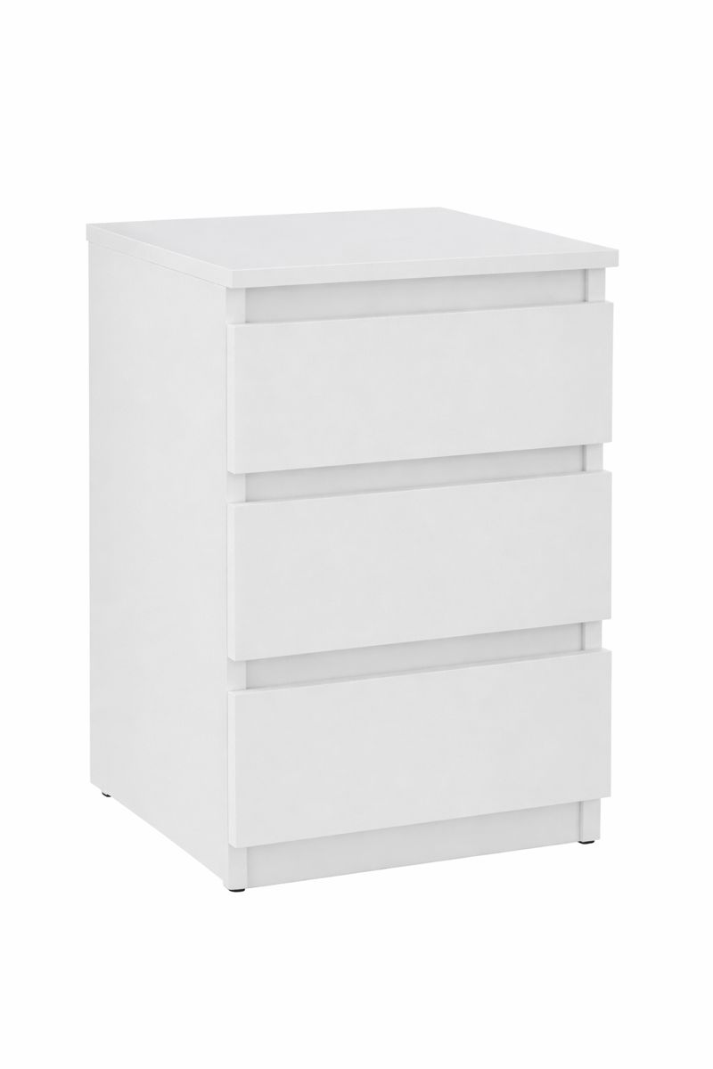 Noční stolek ELLA bílá š/v/hl : 30/55/31 cm