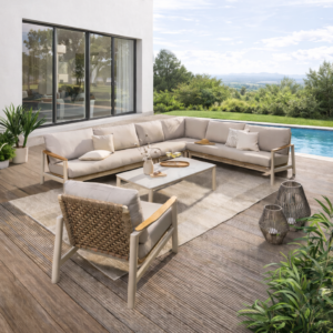 ZAHRADNÍ NÁBYTEK SANTORINI - krémová